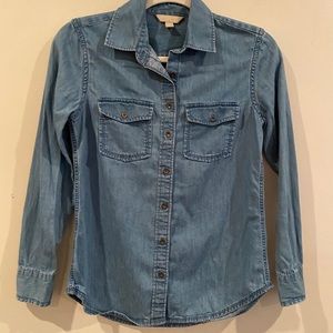 Banana republic denim blouse.